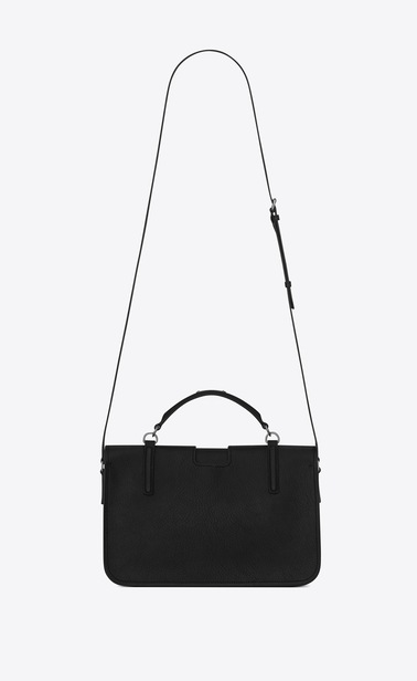 SAINT LAURENT Charlotte Damen Große Charlotte Messengertasche in Schwarz b_V4